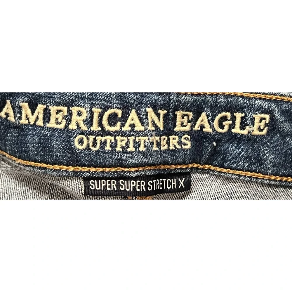 American Eagle Outfitters Super Super Stretch X Super Hi-Rise Jegging Size 0‎